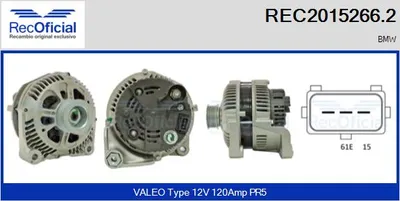 Alternador Bmw 7 · Bmw 5 · Bmw 5 Touring