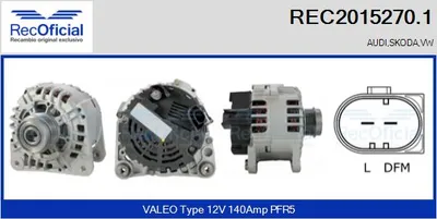Alternador Audi A6 C5 · Audi A6 C5 Avant · Audi A4 B6