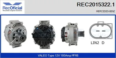 Alternador Mercedes-Benz G-CLASS · Mercedes-Benz G-CLASS Cabrio · Mercedes-Benz M-CLASS
