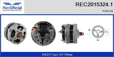 Alternador Porsche 911 · Porsche 911 Targa · Porsche 914