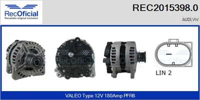 Alternador Audi A6 C6 · Audi A6 C6 Avant · Vw CRAFTER 30-35 Bus