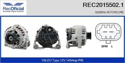 Alternador Opel ASTRA J · Opel ASTRA J Sports Tourer · Opel ASTRA J GTC