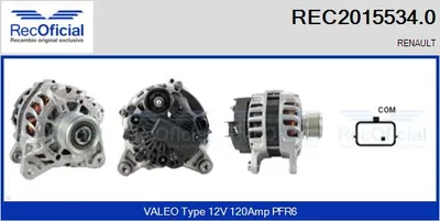 Alternador Renault MEGANE III Hatchback · Renault MEGANE III Coupe · Renault MEGANE III Grandtour