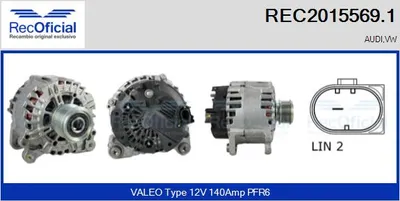 Alternador Vw CADDY III Box Body/MPV · Vw CADDY III MPV · Audi A1
