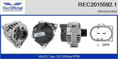 Alternador Mercedes-Benz C-CLASS T-Model · Mercedes-Benz CLK · Mercedes-Benz CLK Convertible