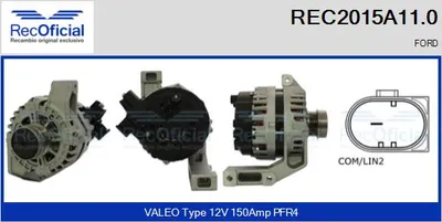 Alternador Ford FOCUS III · Ford FOCUS III Saloon