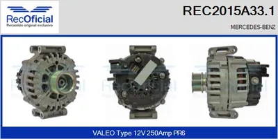 Alternador Mercedes-Benz E-CLASS · Mercedes-Benz E-CLASS T-Model · Mercedes-Benz E-CLASS Coupe