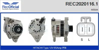 Alternador Nissan MICRA II