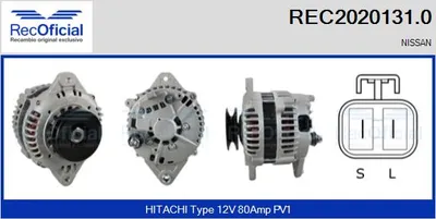 Alternador Nissan PRIMERA · Nissan PRIMERA Hatchback · Nissan ALMERA I Hatchback