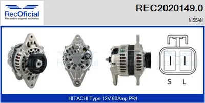 Alternador Nissan SUNNY II · Nissan SUNNY II Hatchback · Nissan SUNNY II Traveller