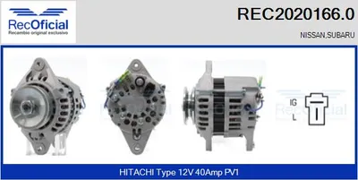 Alternador Subaru JUSTY I