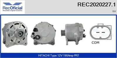 Alternador Vw TOUAREG