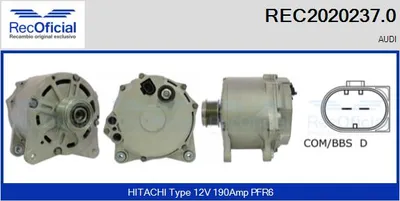Alternador Audi Q7