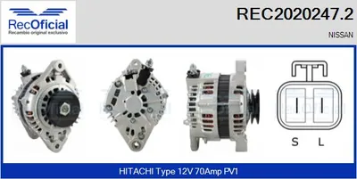 Alternador Nissan PICK UP