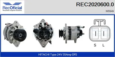 Alternador Nissan PATROL III/2 Station Wagon · Nissan PATROL III/1 Station Wagon · Nissan PATROL III/1 Hardtop