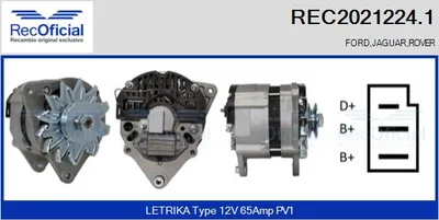 Alternador Jaguar XJ · Rover 2000-3500 · Ford SCORPIO I