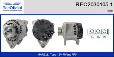 Alternador Ford MONDEO I · Ford MONDEO I Turnier · Ford ESCORT V