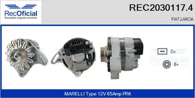 Alternador Fiat CINQUECENTO · Fiat 126 · Fiat PANDA