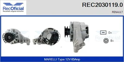 Alternador Renault TWINGO I · Renault 4 · Renault 4 Box Body/MPV