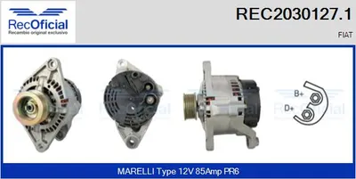 Alternador Fiat PUNTO · Fiat BRAVA · Fiat BRAVO I