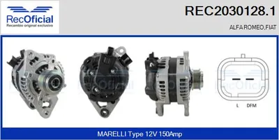Alternador Fiat CROMA · Alfa Romeo 159 · Alfa Romeo BRERA