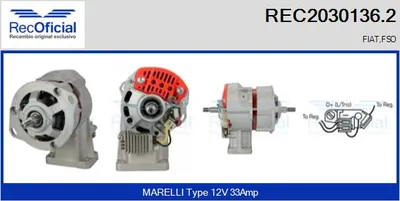 Alternador Fiat 126 · Fso 126P