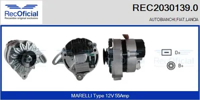 Alternador Fiat PANDA · Fiat TIPO · Fiat UNO