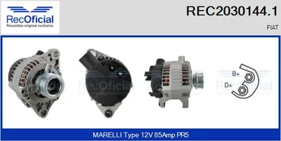 Alternador Fiat PUNTO · Fiat PUNTO Convertible · Fiat PALIO