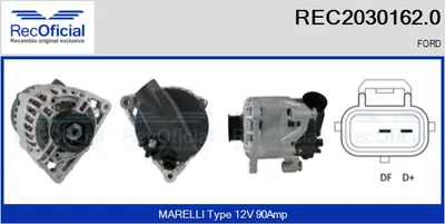 Alternador Ford FIESTA IV · Ford FIESTA Box Body/MPV · Ford FIESTA Hatchback Van