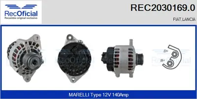 Alternador Fiat MULTIPLA · Fiat STILO · Lancia THESIS