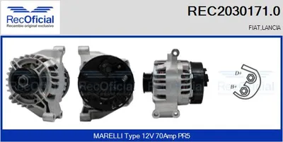 Alternador Fiat PALIO · Fiat PALIO Weekend · Lancia Y
