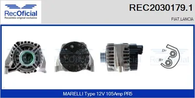 Alternador Lancia Y · Fiat PUNTO · Fiat PUNTO Hatchback Van