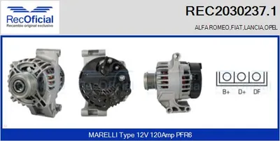 Alternador Opel ASTRA H · Opel ASTRA H Estate · Opel TIGRA TwinTop