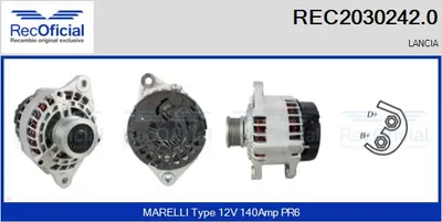 Alternador Lancia THESIS