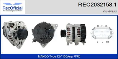 Alternador Kia CEE'D Hatchback · Kia CEE'D SW · Kia PRO CEE'D