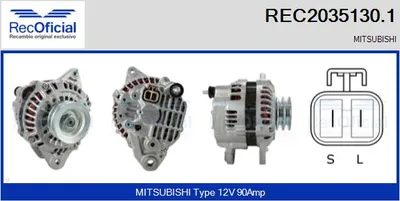 Alternador Mitsubishi PAJERO II