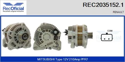 Alternador Renault LAGUNA III · Renault LAGUNA III Grandtour · Renault LAGUNA Coupe