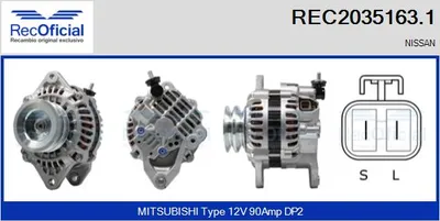 Alternador Nissan PICK UP · Nissan NP300 PICKUP