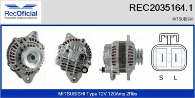 Alternador Mitsubishi PAJERO III Canvas Top · Mitsubishi PAJERO III
