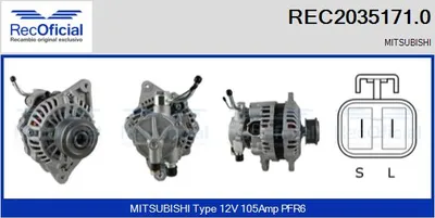 Alternador Mitsubishi PAJERO CLASSIC