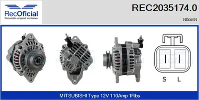 Alternador Nissan PRIMERA · Nissan PRIMERA Estate · Nissan PRIMERA Hatchback