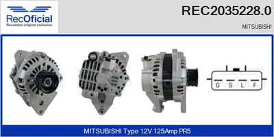 Alternador Mitsubishi PAJERO III Canvas Top