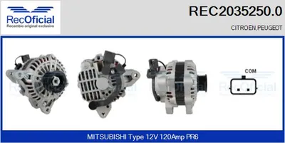 Alternador Peugeot 307 SW · Peugeot 307 CC · Peugeot 407