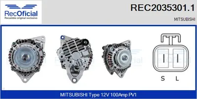Alternador Mitsubishi GALANT VIII · Mitsubishi GALANT VIII Estate