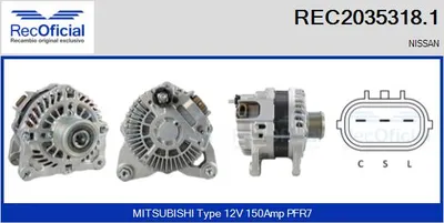 Alternador Nissan QASHQAI I