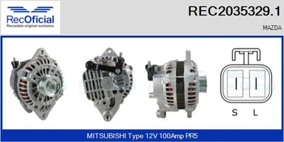 Alternador Mazda RX-7 III