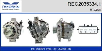 Alternador Mitsubishi OUTLANDER II