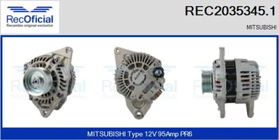 Alternador Mitsubishi L200 / TRITON
