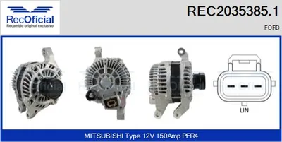 Alternador Ford FOCUS III · Ford FOCUS III Turnier · Ford KUGA II