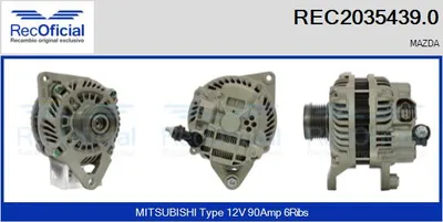 Alternador Mazda 2